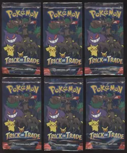 2024 Pokemon TCG Trick or Trade 6x MINI-PACK from Box 18 CARDS! Halloween PSA 10 - Image 1