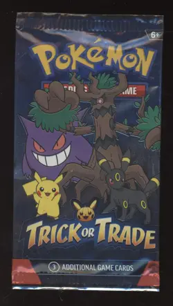 2024 Pokemon TCG Trick or Trade 6x MINI-PACK from Box 18 CARDS! Halloween PSA 10 - Image 2