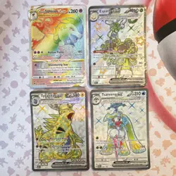 Pokemon TCG 4 Card Lot Holo VSTAR ex Hisuian Typhlosion Espathra Tyranitar Tsar… - Image 1