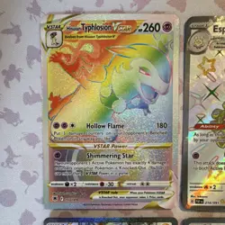 Pokemon TCG 4 Card Lot Holo VSTAR ex Hisuian Typhlosion Espathra Tyranitar Tsar… - Image 2