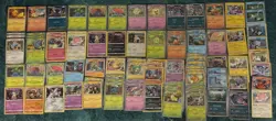 POKEMON SWSH SV & MEGA EVOLUTIONS COSMOS HOLO PROMO CARD LOT FEW W GALAXY SWIRL - Image 1
