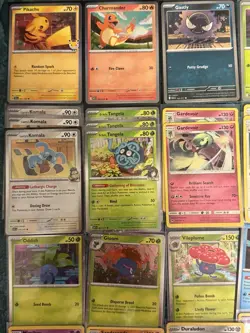 POKEMON SWSH SV & MEGA EVOLUTIONS COSMOS HOLO PROMO CARD LOT FEW W GALAXY SWIRL - Image 2