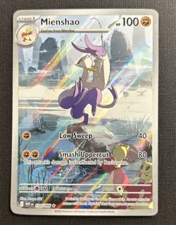 Pokemon White Flare Mienshao Illustration Card 134/086 Rare NM Condition - Image 1