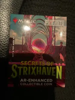 MTG - 1x Secrets of Strixhaven AR-Enhanced Collectible Coin NEW PINFINITY - Image 1