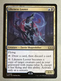 MTG / Likeness Looter / WOE / #208 / Regular / Rare / NM - Image 1