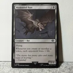 MIRKWOOD BATS UNIVERSES BEYOND: THE LORD OF THE RINGS MTG 95 LP - Image 1