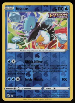 EISCUE 044/172 RARE BRILLIANT STARS POKEMON REVERSE HOLO NM/M - Image 1
