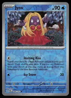 JYNX 046/167 COMMON TWILIGHT MASQUERADE POKEMON REVERSE HOLO NM/M - Image 1