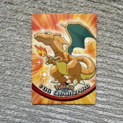 Charizard #06 Topps Pokemon Card Series 1 TV Animation Blue Logo Non-Holo TCG - Image 1