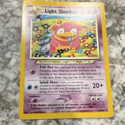 Pokemon Light Slowbro Neo Destiny Uncommon 80 HP 51/105 2000 Eng Unlimited - Image 2