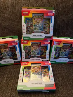 5x Pokemon TCG: First Partner Illustration Collection — Series 1 - SEALED ✅🚚 - Image 1