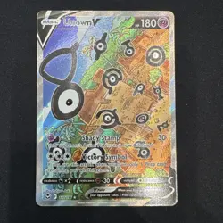Unown V (Alternate Full Art) 177/195 Pokemon Sword & Shield - Silver Tempest - Image 1
