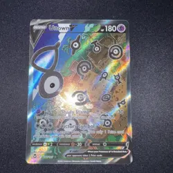 Unown V (Alternate Full Art) 177/195 Pokemon Sword & Shield - Silver Tempest - Image 2