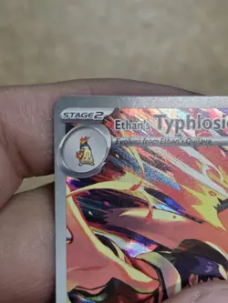 Pokemon TCG Destined Rivals Ethan’s Typhlosion 190/182 Illustration Rare #2 - Image 3