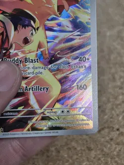 Pokemon TCG Destined Rivals Ethan’s Typhlosion 190/182 Illustration Rare #2 - Image 5