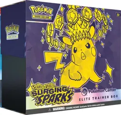 Pokemon Center Exclusive Elite Trainer Box Surging Sparks ETB SEALED - Image 1