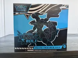 Pokemon TCG Scarlet & Violet Black Bolt Elite Trainer Box Zekrom 2025 - Image 1