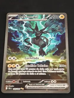 Pokemon TCG SPANISH - Zekrom ex - 166/086 - Black Bolt - NM - Image 1