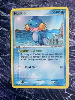pokemon ex crystal guardians mudkip 57/100 - Reverse holofoil - LP - Image 1