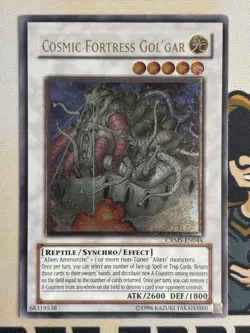 Cosmic Fortress Gol'Gar CRMS-EN044 Ultimate Rare Unlimited YuGiOh! NM - Image 3