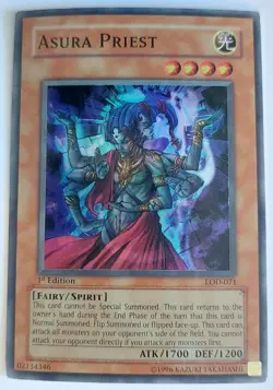 Yu-Gi-Oh! 1st Edition Asura Priest #LOD-071 hp - Image 1