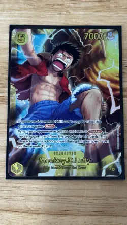 ONE PIECE ENGLISH Monkey D. Luffy OP15-119 SEC Adventure on KAMI's Island OP15 - Image 1