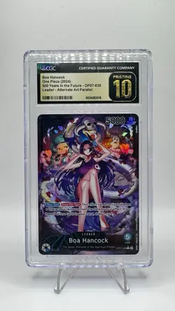 One Piece Boa Hancock OP07-038 Leader Alt Art CGC Pristine 10 - Image 1