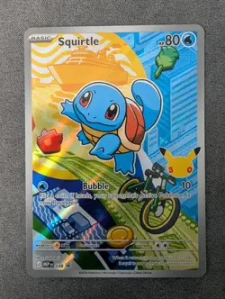 Pokemon TCG - Squirtle - MEP 039 - First Partners Illustration Black Star Promo - Image 1