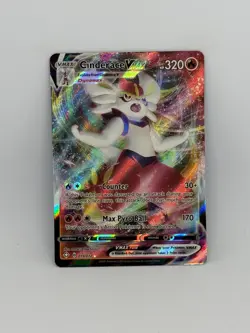 Pokemon Card Cinderace VMAX 019/072 Shining Fates HOLO RARE - NM - Image 1