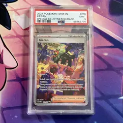 Pokemon Card | PSA 9 Kieran 218/167 Twilight Masquerade SIR Special Illustration - Image 1
