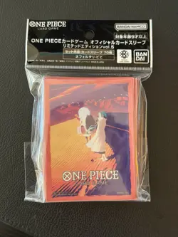 One Piece Card Game Official Sleeve Vol.5 Bandai Store Exclusive Vivi New Sealed - Image 1