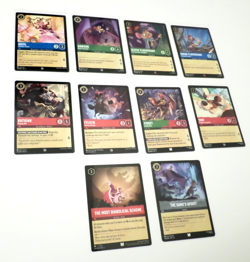 Disney Lorcana Theme -The Great Mouse Detective Theme Lot of 10 cards - Image 2