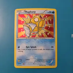 Pokemon TCG Shiny Magikarp Black Star Holo Promo Card XY143 - Image 1