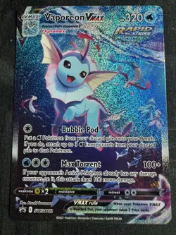 Vaporeon VMAX SWSH182 - Sword & Shield - Black Star Promo Card - Holo - NM - Image 1
