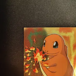 1999 Topps Charmander Pokemon Card #E4 Vintage Holo Foil Vintage - Image 3
