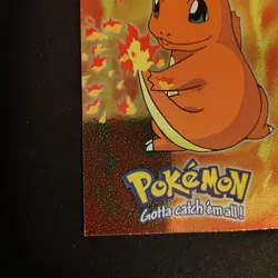 1999 Topps Charmander Pokemon Card #E4 Vintage Holo Foil Vintage - Image 5