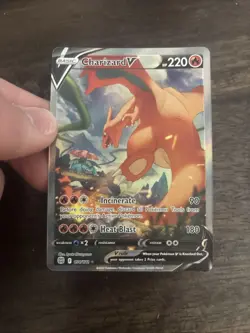 Pokemon Charizard V 154/172 Alt Art Holo Brilliant Stars Card NM/M - Image 1