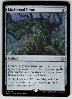 Maskwood Nexus Rare Commander: Bloomburrow 279 MTG Near Mint - Image 1