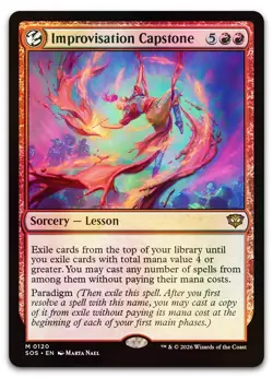 Improvisation Capstone #120 (Foil) (NM) Secrets of Strixhaven SOS Magic MTG - Image 1