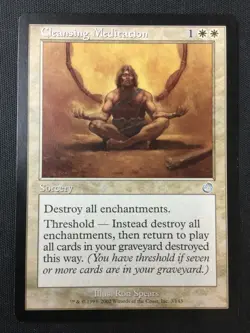 MTG Torment #3 Cleansing Meditation LP - Image 1