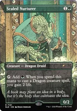 Scaled Nurturer Foil 7101 Secret Lair Drop Series NM EN - Image 1