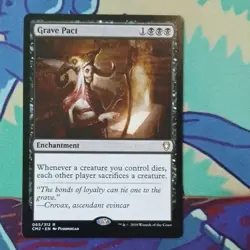 Grave Pact 065/312 Rare Regular - Commander Anthology II Black Enchantment MTG - Image 1