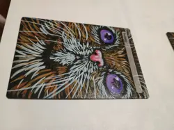 Hand Painted MTG Swamp Cat Alter - Image 4