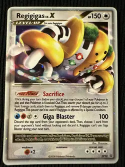 Pokemon TCG Regigigas LV.X - DP30 Diamond & Pearl Promo 2008 - Image 1