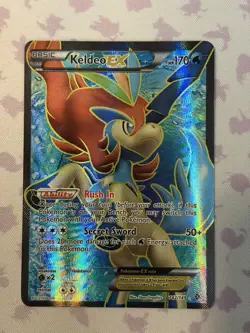 Pokemon: Keldeo EX - 142/149, Boundaries Crossed, Full Art - Holo, NM - Image 1