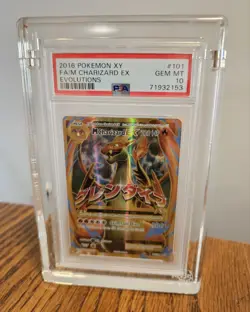 Pokemon PSA 10 Gem Mint Mega M Charizard EX 101/108 XY Evolutions Holo Foil - Image 1