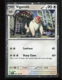 Vigoroth (Cosmos Holo) 161/193 Paldea Evolved Promo Pokemon TCG NM - Image 1