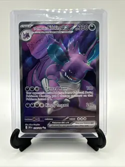 Team Rocket's Nidoking ex 216/182 Ultra Rare Pokemon TCG SV10:Destined Rivals NM - Image 1