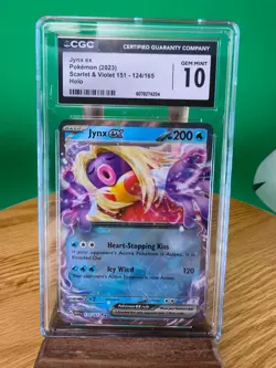 Jynx ex #124 HOLO (Pokemon Scarlet & Violet 151) Grade 10 Gem Mint - Image 1