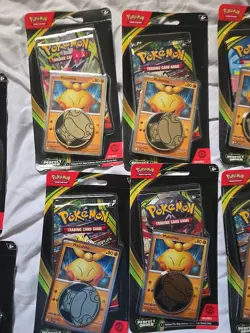 Pokemon TCG Booster 8 Packs Perfect Order Makuhita with Snorlax Coin New Sealed - Image 2